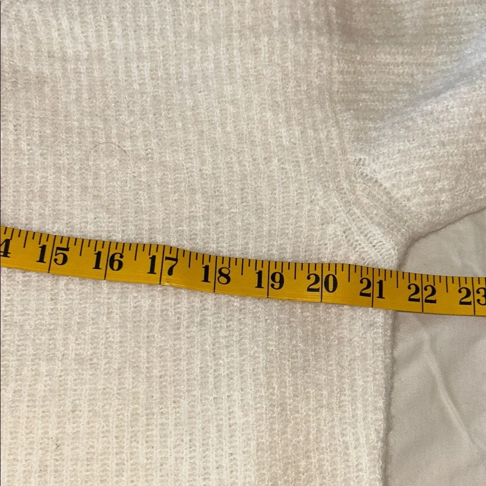J. Crew Women's Cream Crew Neck Sweater
